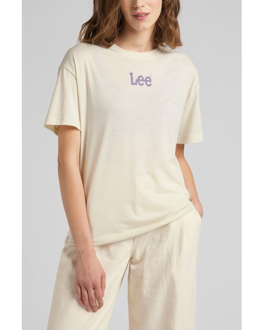 Lee Jeans Natural Logo Tee