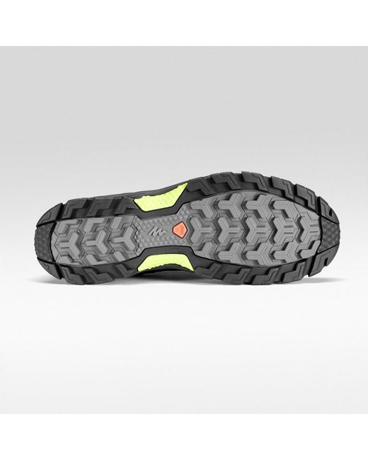 Quechua Gray Decathlon Waterproof Walking Shoes - Mh500 for men