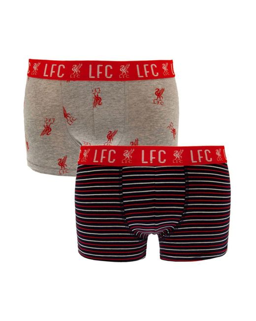 Liverpool Fc Red Boxer Shorts Set (pack Of 2) for men