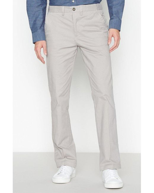 MAINE White Stretch Travel Chinos for men