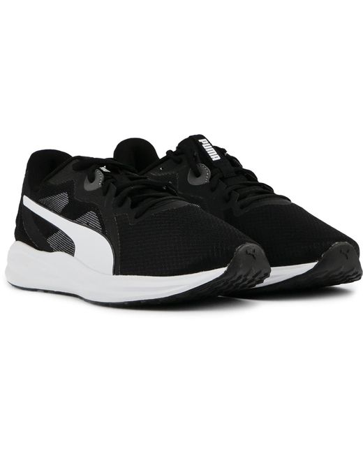 PUMA Black Twitch Runner Trainers for men