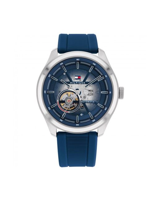 Tommy Hilfiger Blue Oliver Stainless Steel Classic Analogue Autoquartz Watch - 1791885 for men