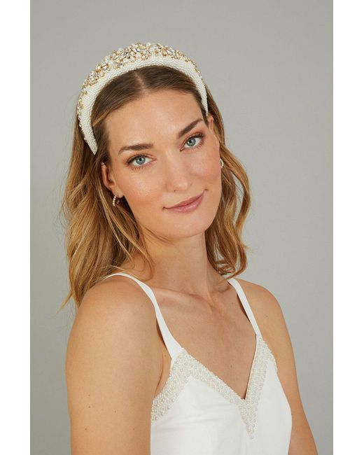 Monsoon Natural Embellished Bridal Headband
