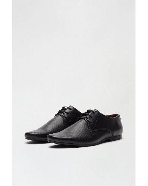 Burton Black Derby Shoes for men