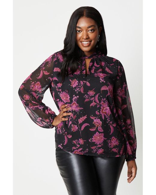 High neck deals women's blouse