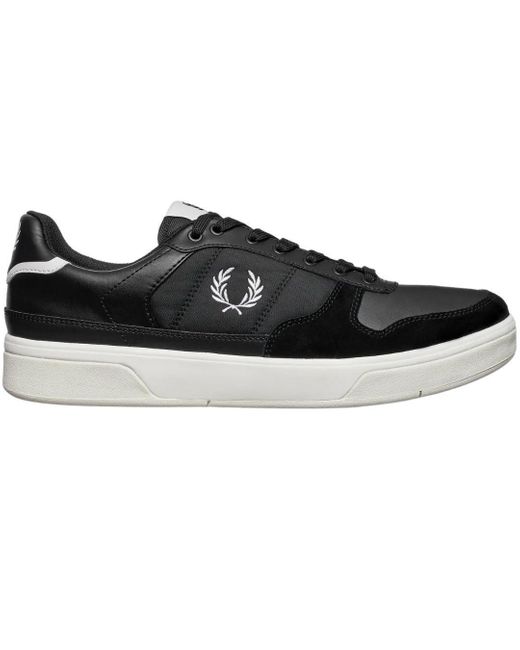 Fred Perry B7123 102 Black Trainers for men