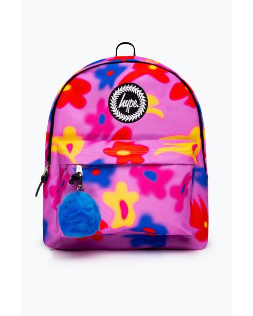 Hype Pink Daisy Blur Backpack