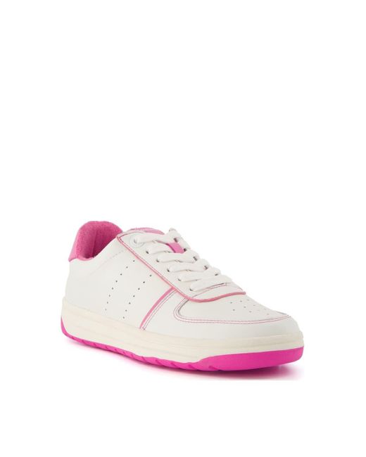 Dune Pink 'enchanting' Leather Trainers