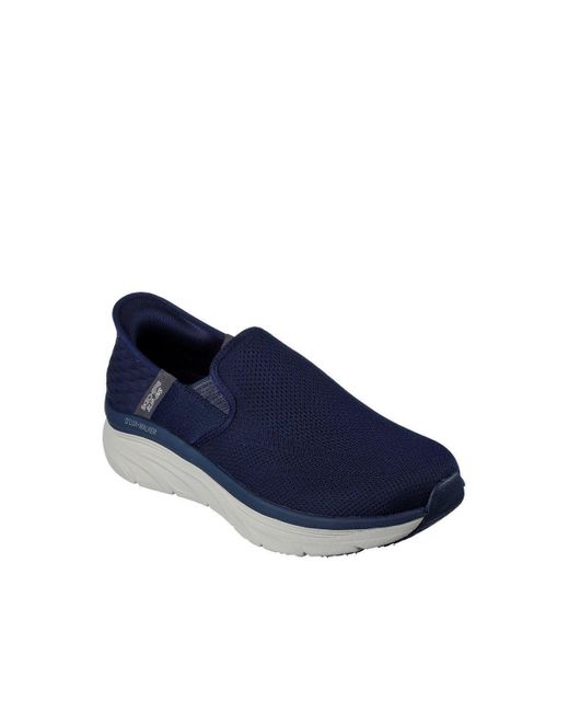 Skechers Blue 'd'lux Walker Orford' Classic Slip On Shoes for men