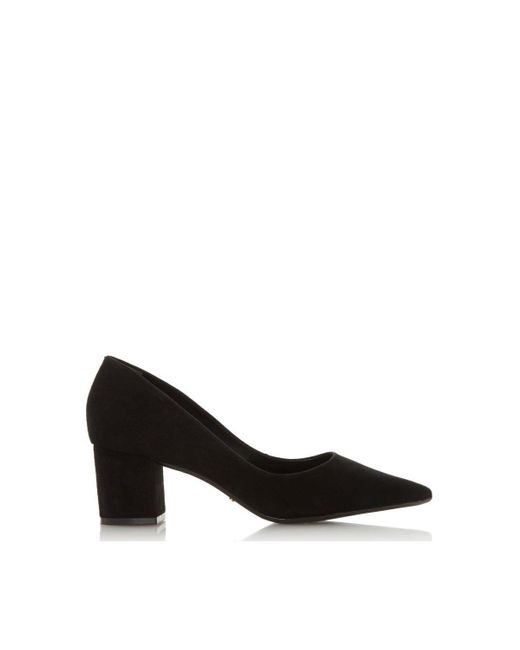 Dune Black 'arvemarie' Suede Court Shoes
