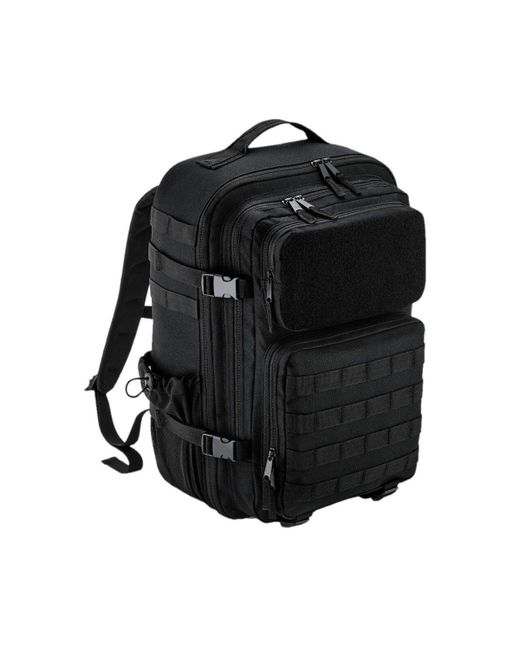 Bagbase Black Molle Tactical Backpack