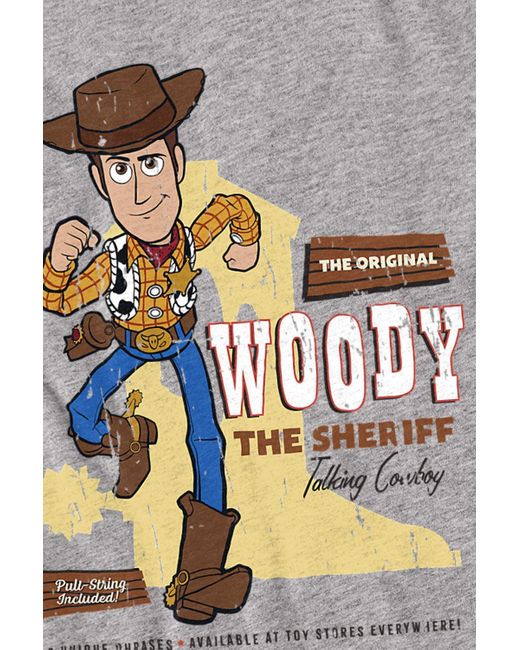 Disney Gray Toy Story Original Woody T-shirt for men