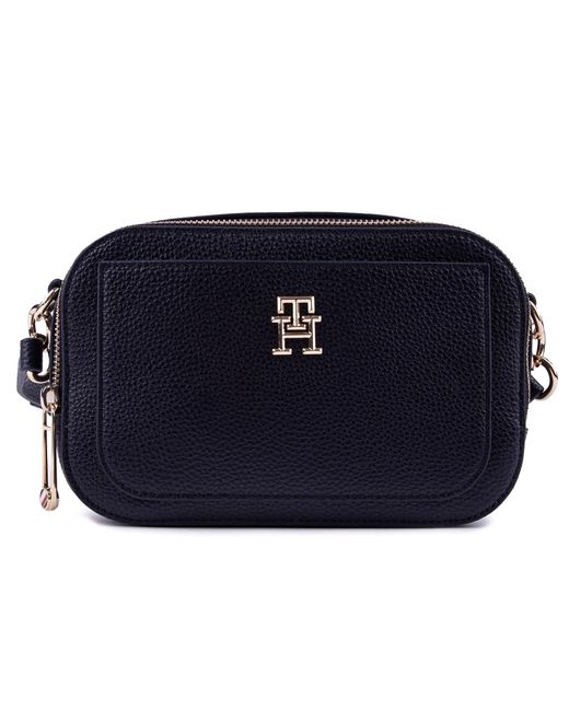 Tommy Hilfiger Blue Emblem Camera Handbag