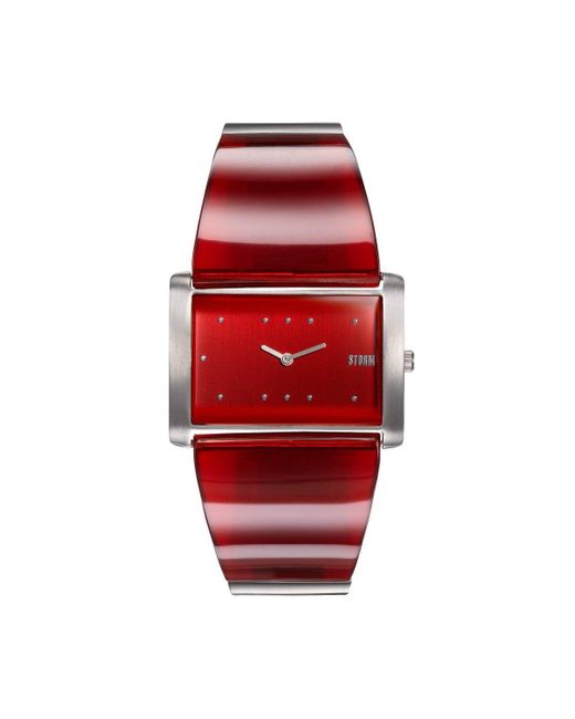 Storm Trexa Red Stainless Steel Fashion Analogue Watch - 47473/r