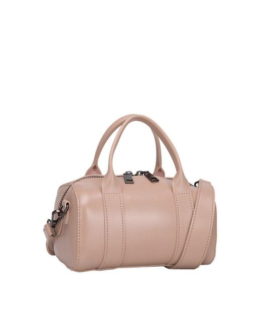 Claudia Canova Pink Betsy Small Barrel Bag