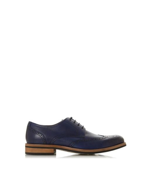 Bertie Blue 'packman' Leather Brogues for men