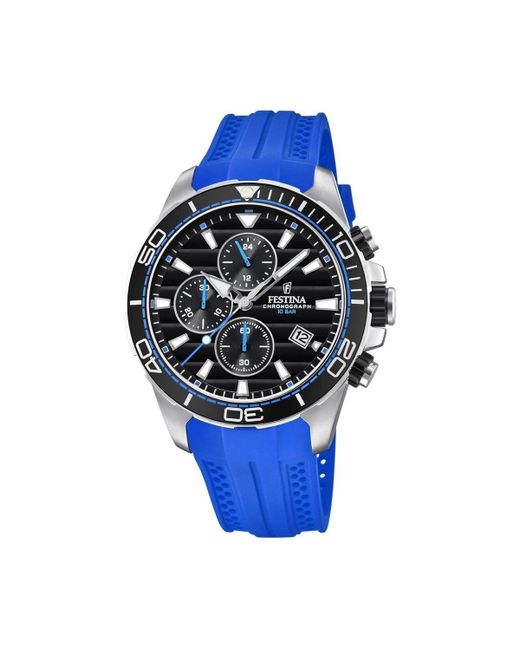 Festina Blue Originals - The Tour Of Britain 2018 Stainless Steel Watch - F20370/5 for men