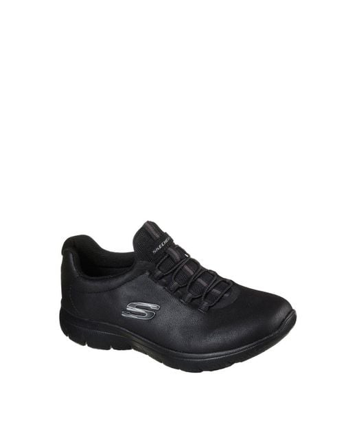 Skechers Black Summits - Oh So Smooth Trainers