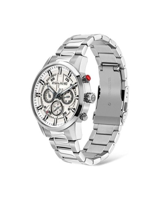 Police Metallic Coloradas Stainless Steel Fashion Analogue Watch - 15523js/04m for men