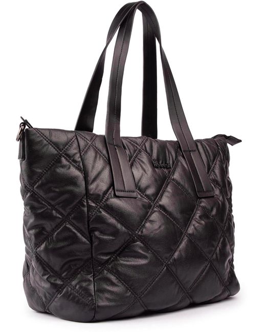 Refresh Black Quilted Handbag