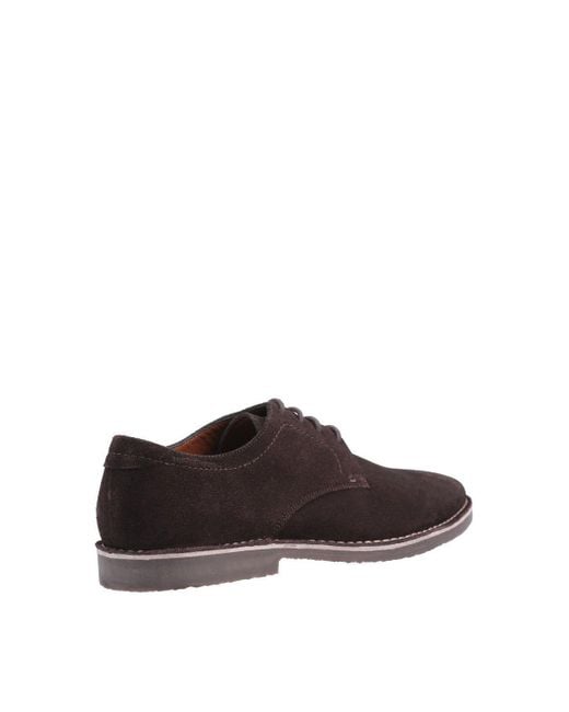 Hush Puppies Brown 'archie' Suede Lace Shoes for men