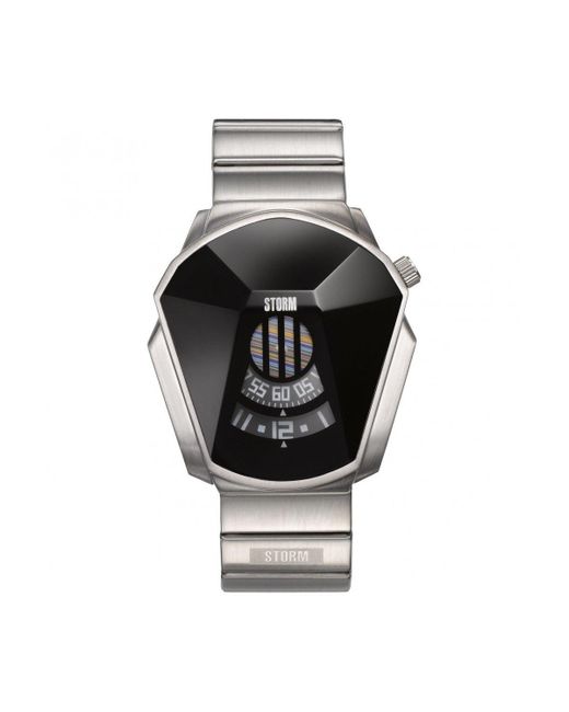 Storm Darth Black Stainless Steel Fashion Analogue Quartz Watch - 47001/bk for men