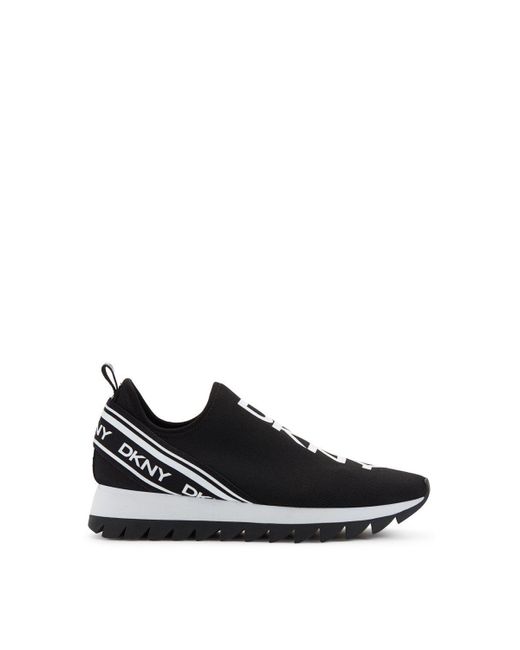 DKNY Abbi Slip On Sneaker Black/white