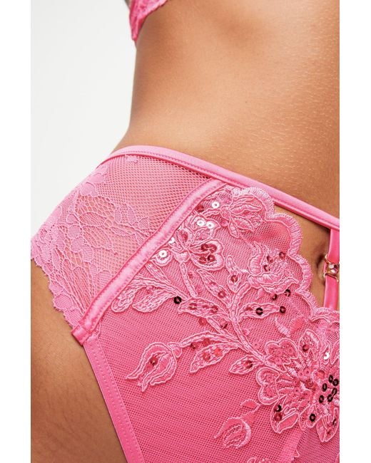 Ann Summers Pink The Icon High Waisted Brazilian
