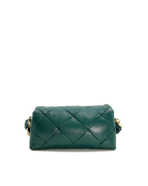 Dune Green 'equisite' Leather Clutch
