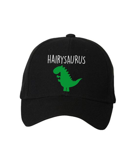 60 SECOND MAKEOVER Green Hairy Black Cap Hairysaurus for men