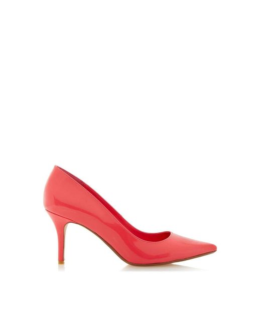 Dune Red 'alina' Court Shoes