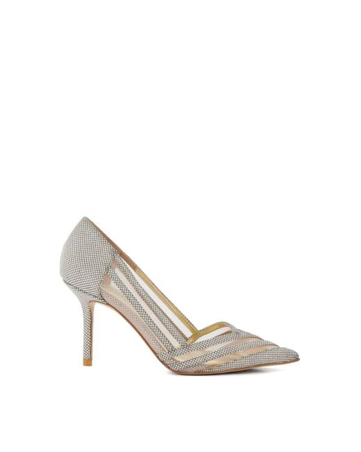 Dune White 'axis' Court Shoes