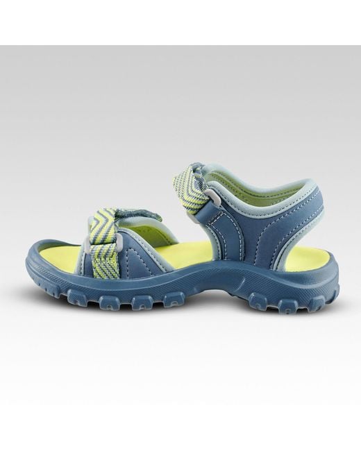 Quechua Blue Hiking Sandals Mh100 - Jr Size 7 To 12.5