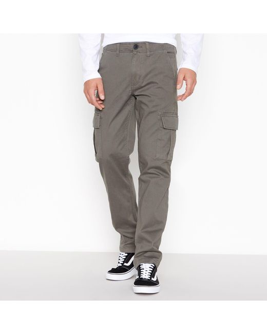red cargo trousers