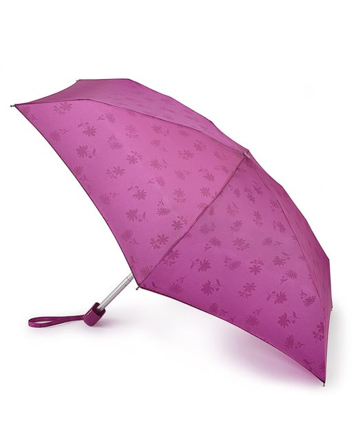 Fulton Purple Tiny 2 Gloss Floral Print Umbrella