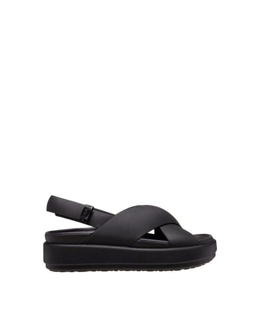 CROCSTM Black 'brooklyn Luxe X-strap' Sandal Summer