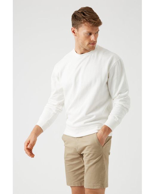 Burton White Ecru Sweatshirt for men
