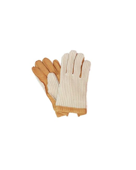 Eastern Counties Leather White Crochet Driving Gloves