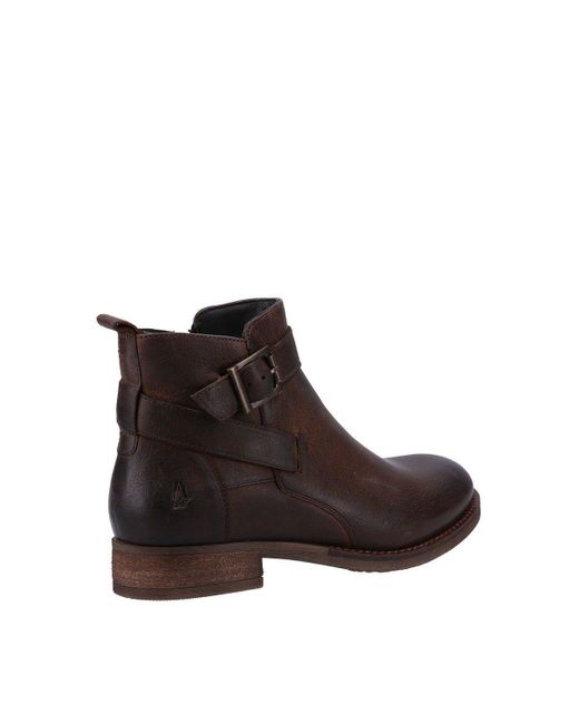 Hush Puppies Brown 'elizabeth' Leather Boot