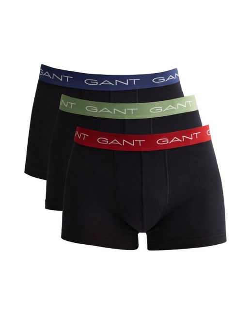 Gant Black 3 Pack Trunk for men