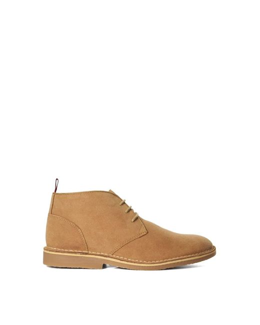 Dune Brown 'creed' Suede Desert Boots for men