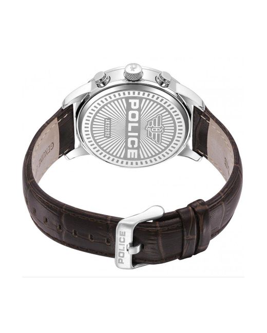 Police Gray Raho Stainless Steel Fashion Analogue Watch - Pewjk2228201 for men