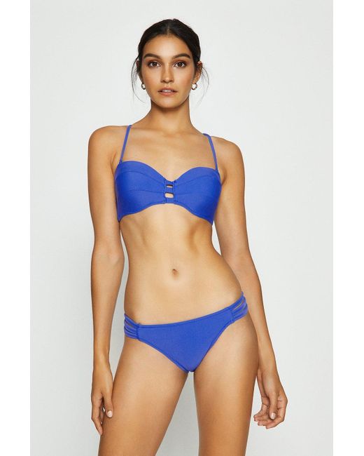 Coast Blue Strap Detail Bikini