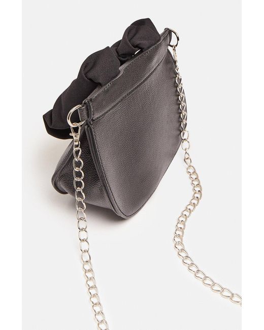 Coast Black Ruched Handle Mini Bag