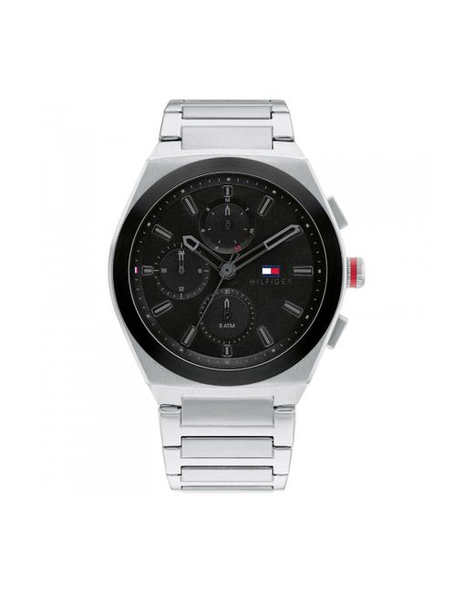 Tommy Hilfiger Black Connor Stainless Steel Classic Analogue Watch - 1791897 for men