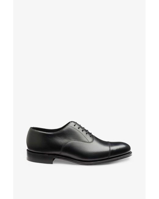 Loake Black 'wadham' Toe-cap Oxford Shoes for men