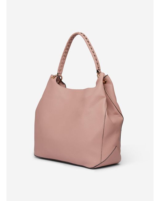 Dorothy Perkins Pink Blush Double Tassle Hobo Bag