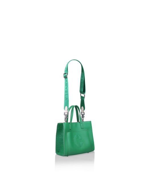 Carvela Kurt Geiger Green 'icon Midi Shopper' Bag