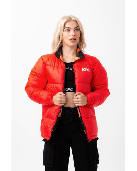 Hype Red X Kfc Original Recipe Reversible Jacket for men