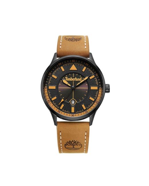 Timberland Black Stainless Steel Fashion Analogue Quartz Watch - Tbl.21815bbr for men